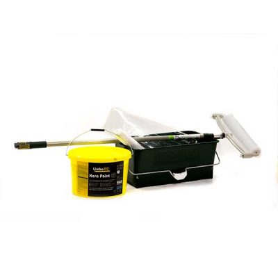 Limowand startset rollers met stok en verfbak limbotech voor fotografen